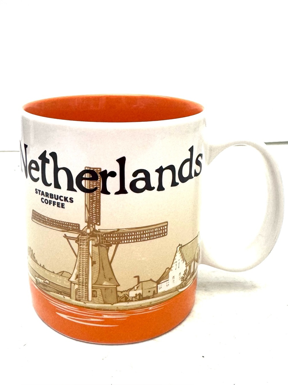 Starbucks Netherlands Orange Coffee Mug